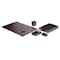 Dacasso Dark Brown Bonded Leather 6-Piece Desk Set DF-3601 - alternate 3